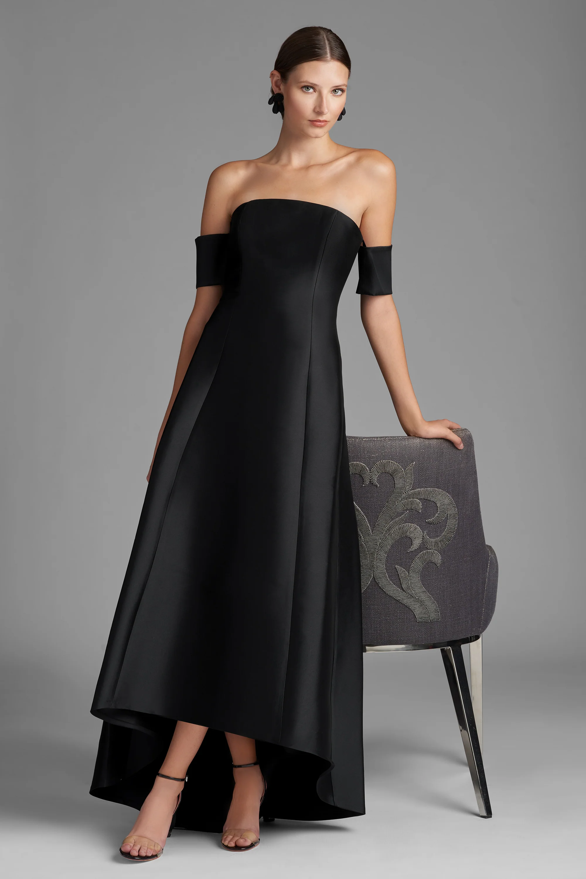 Agyness Gown - Black - Image 5