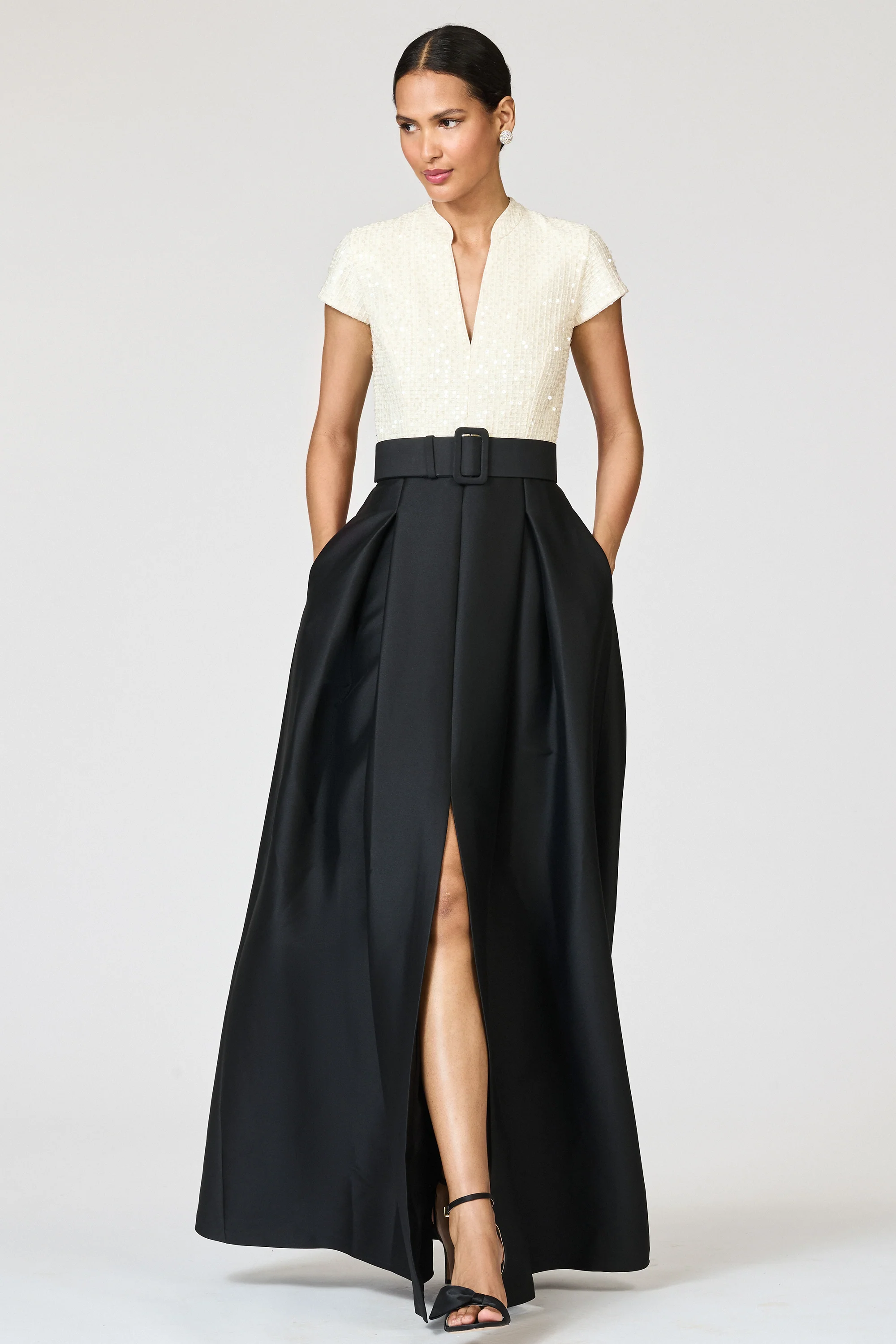 ARDEN GOWN - MOONLIGHT/BLACK - Image 5
