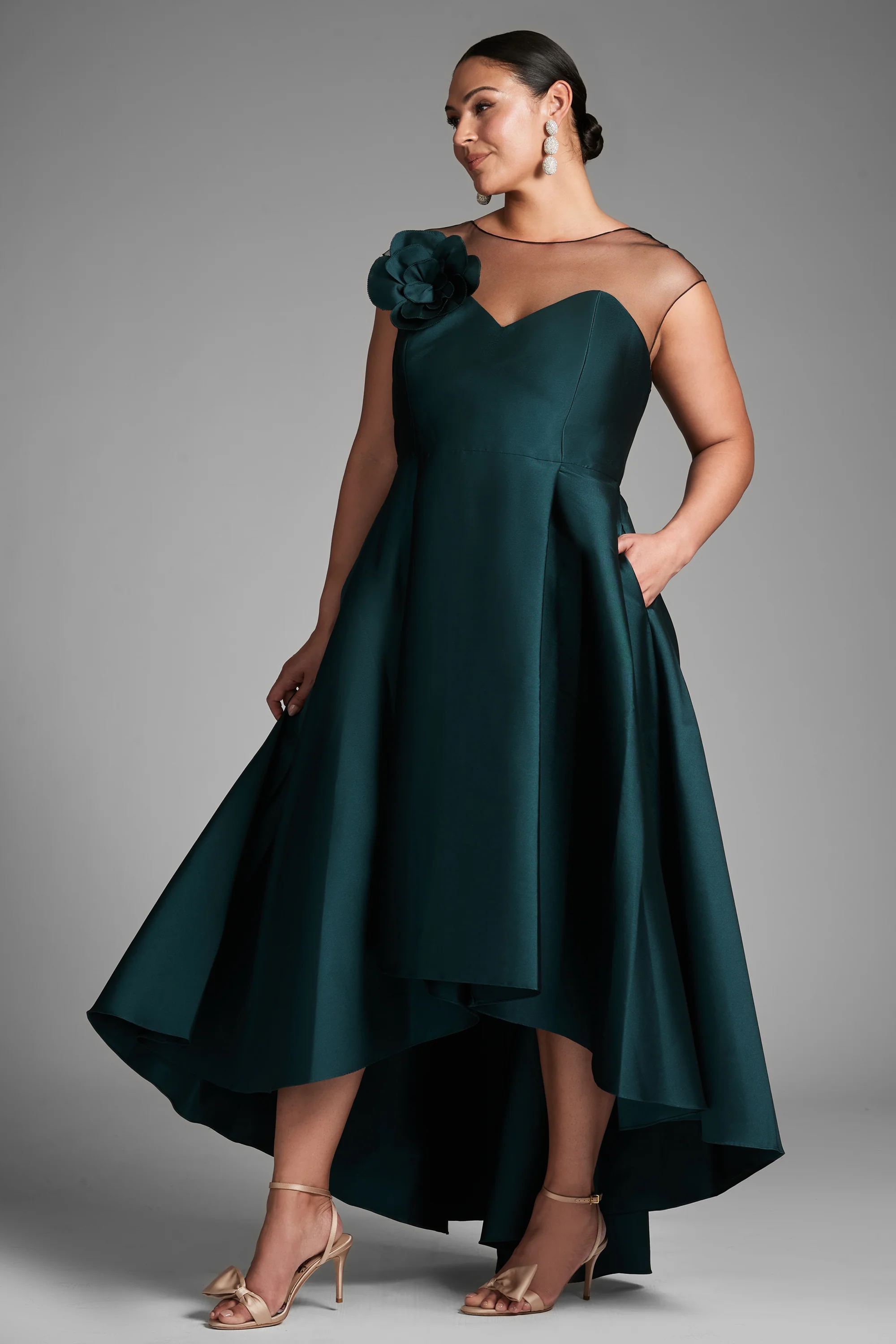 Blakely Gown - Forest Green - Image 7