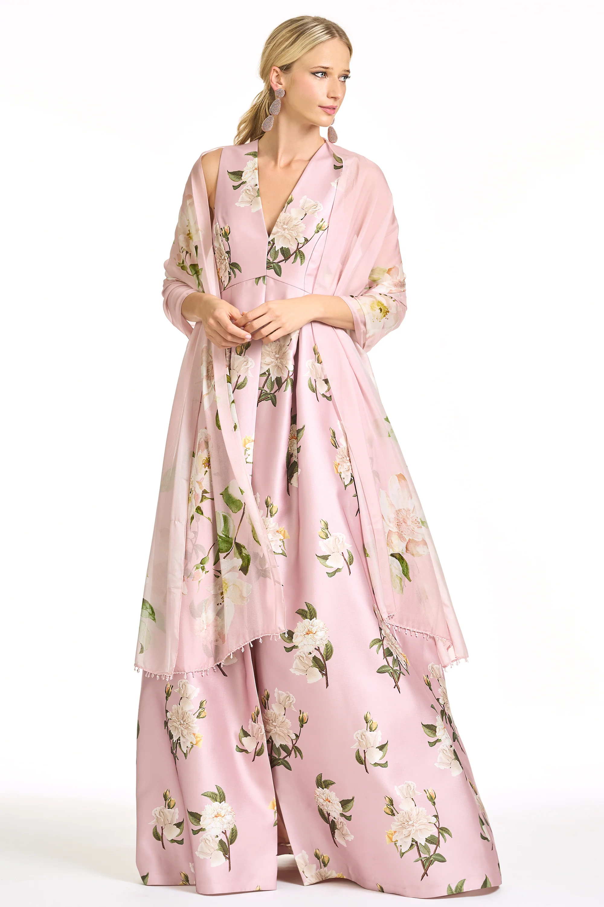 BROOKLYNNE GOWN - ROSE QUARTZ TEA ROSES - Image 4