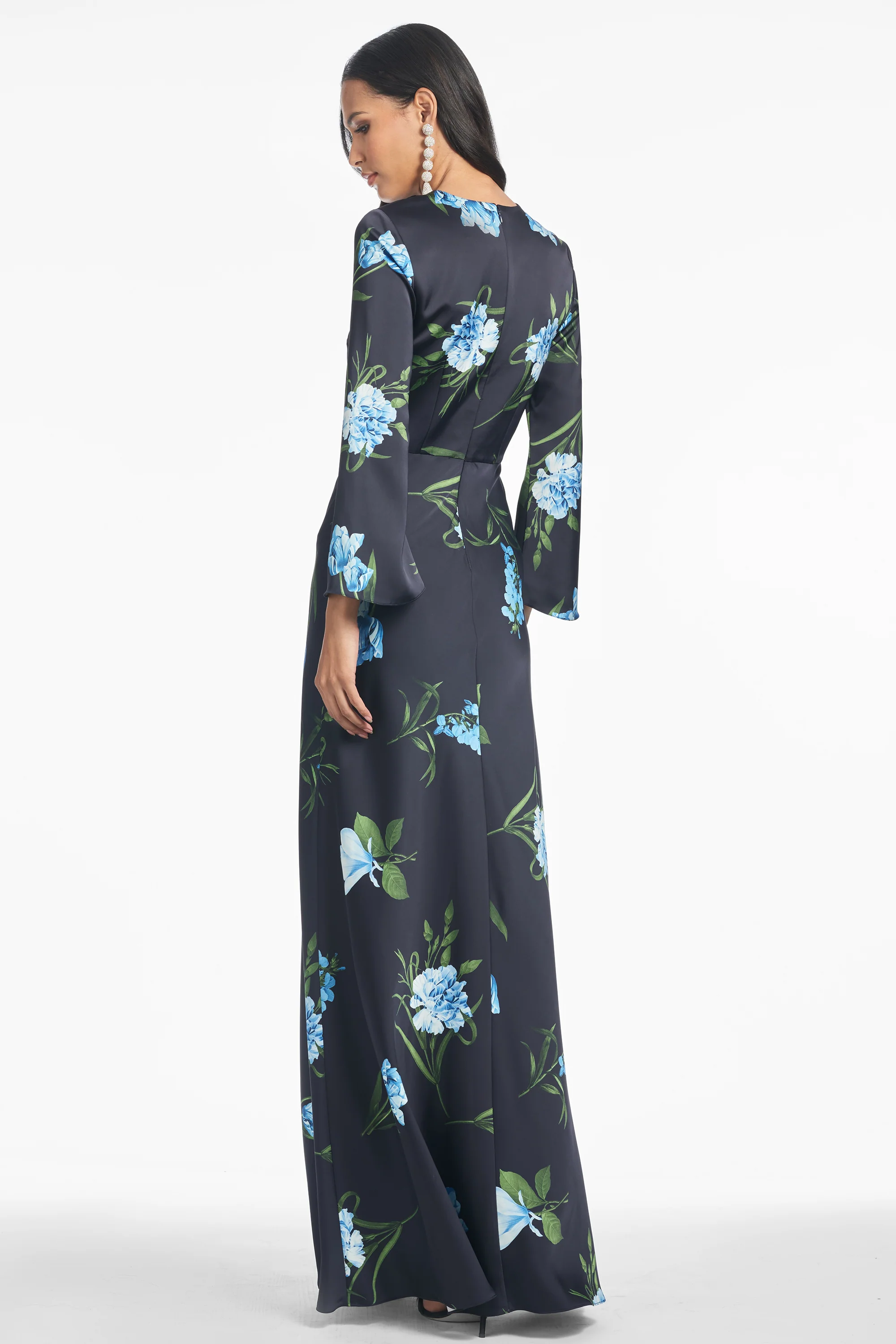EMBELLISHED ALEX GOWN - NIGHT SKY BLUE OCULATA - Image 5