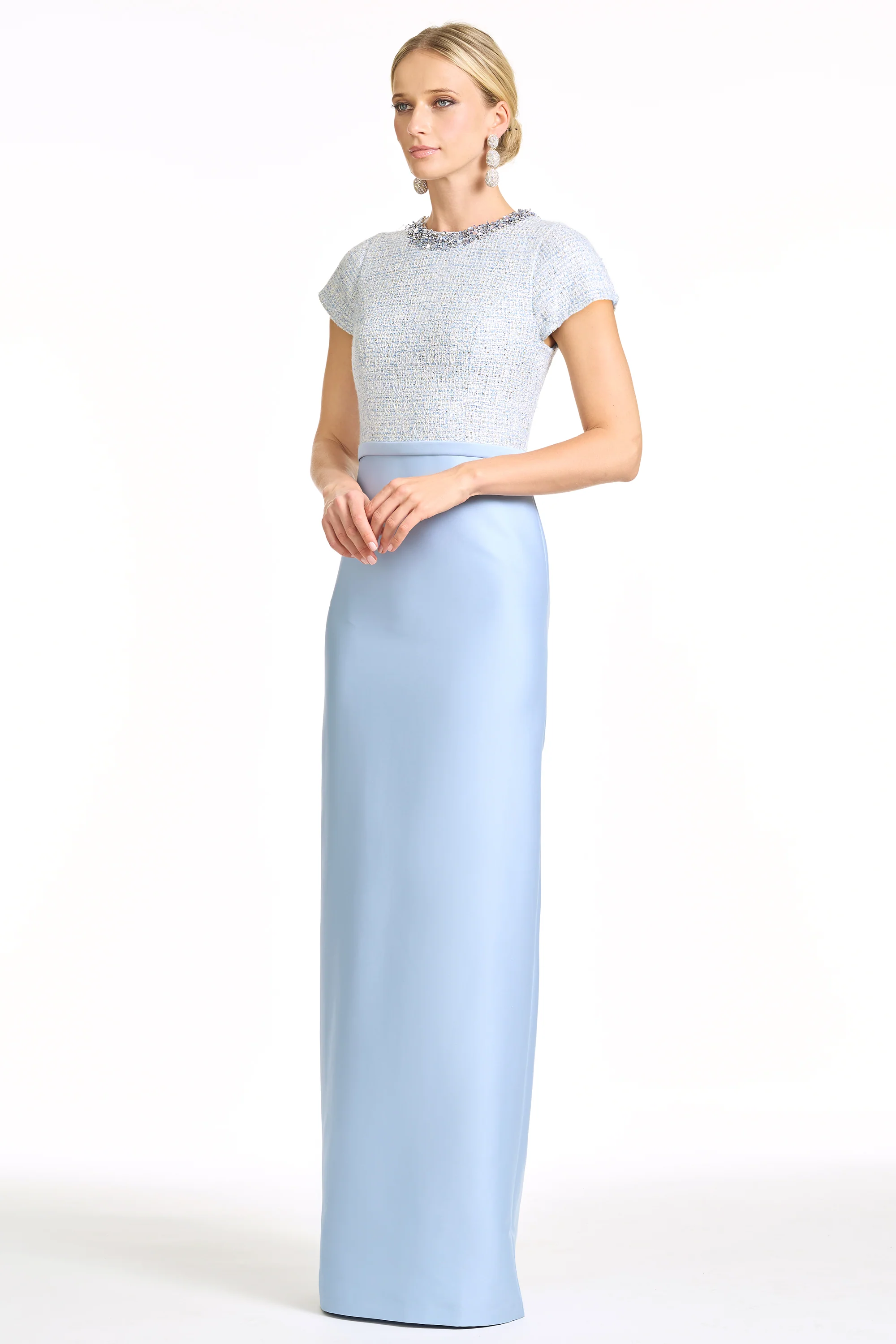 EMBELLISHED ASPEN GOWN - GLACIAL BLUE - Image 4
