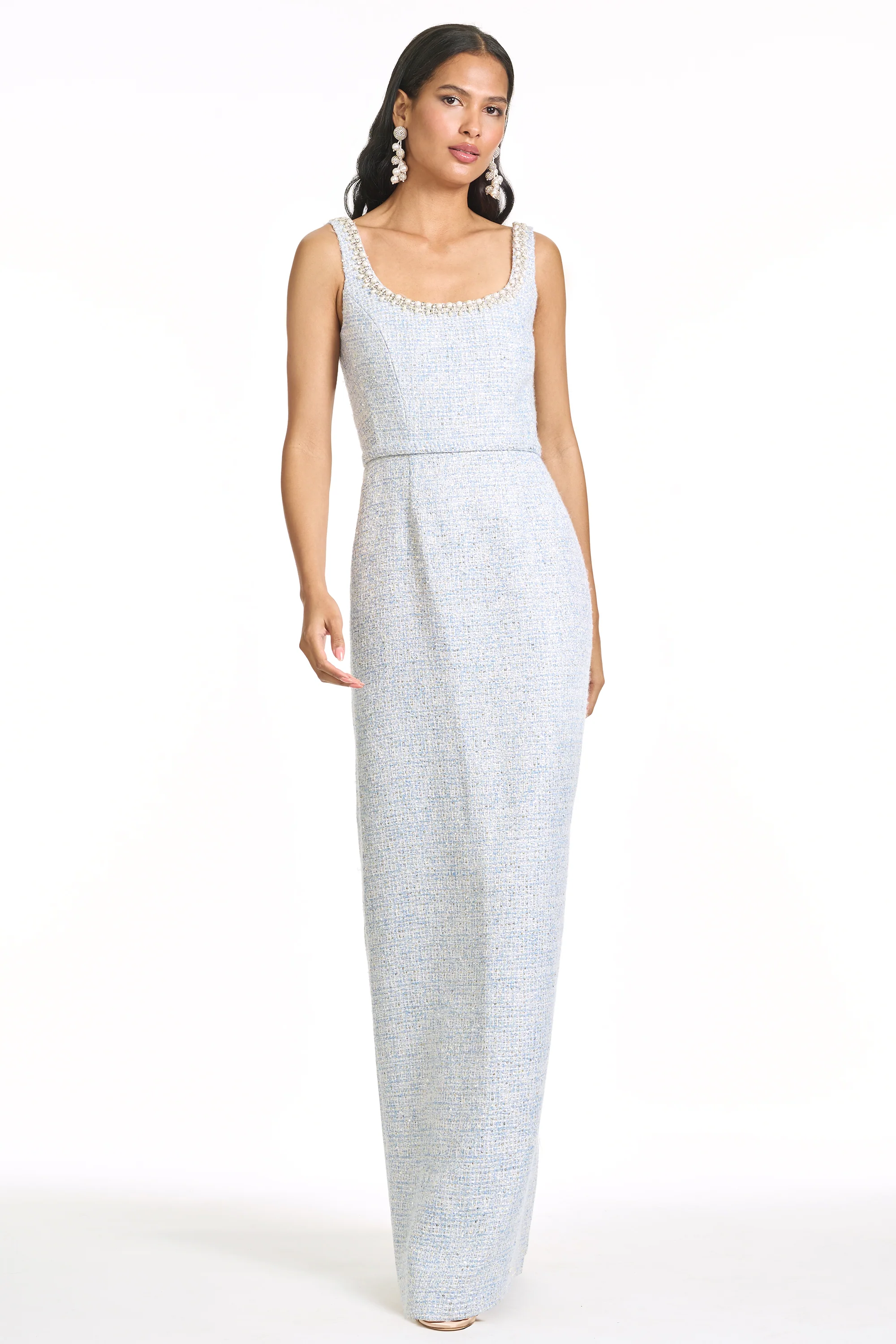 EMBELLISHED LANA GOWN - ICE BLUE - Image 6