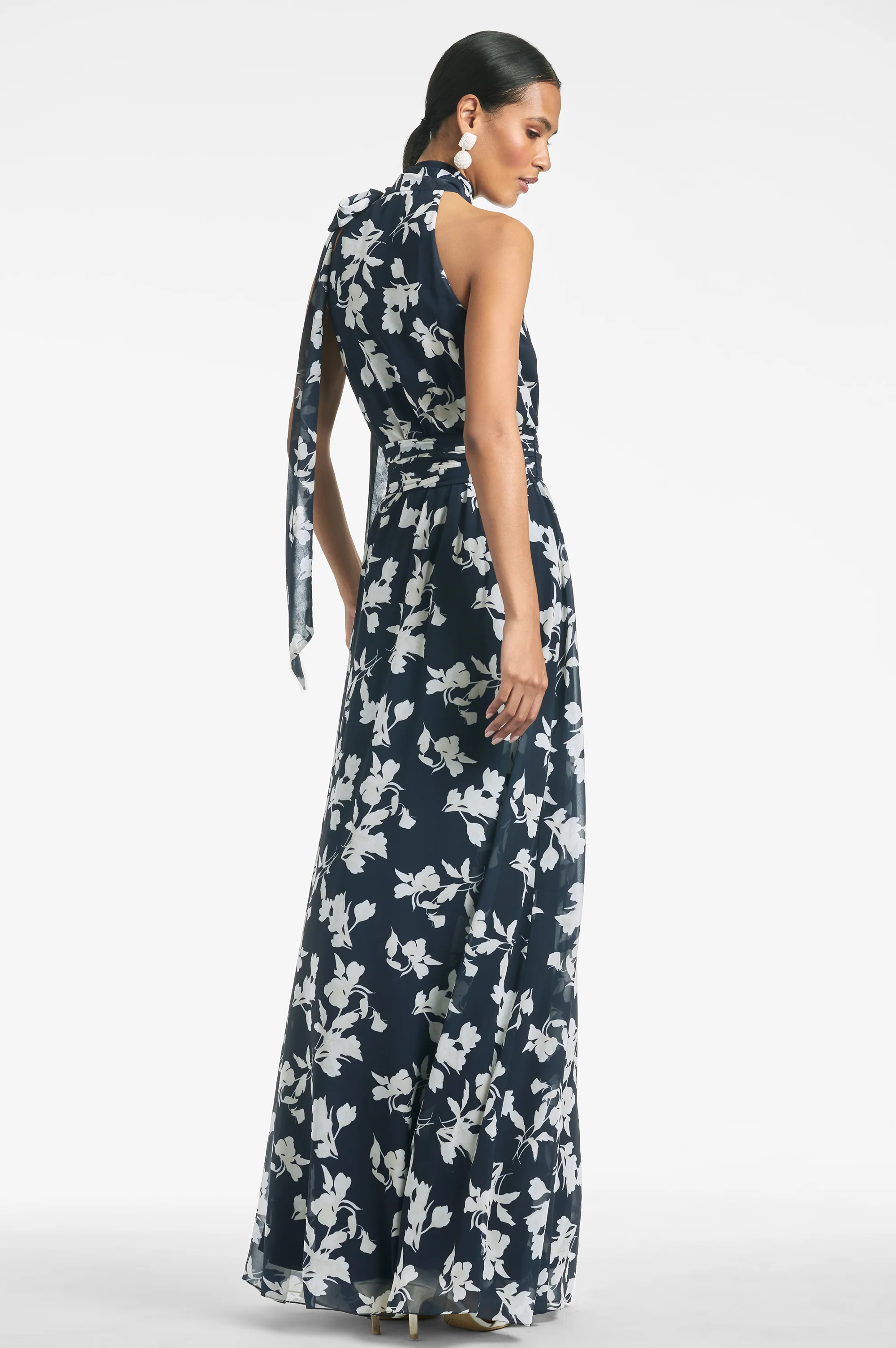 Kayla Gown - Navy Venetia Petal - Image 3