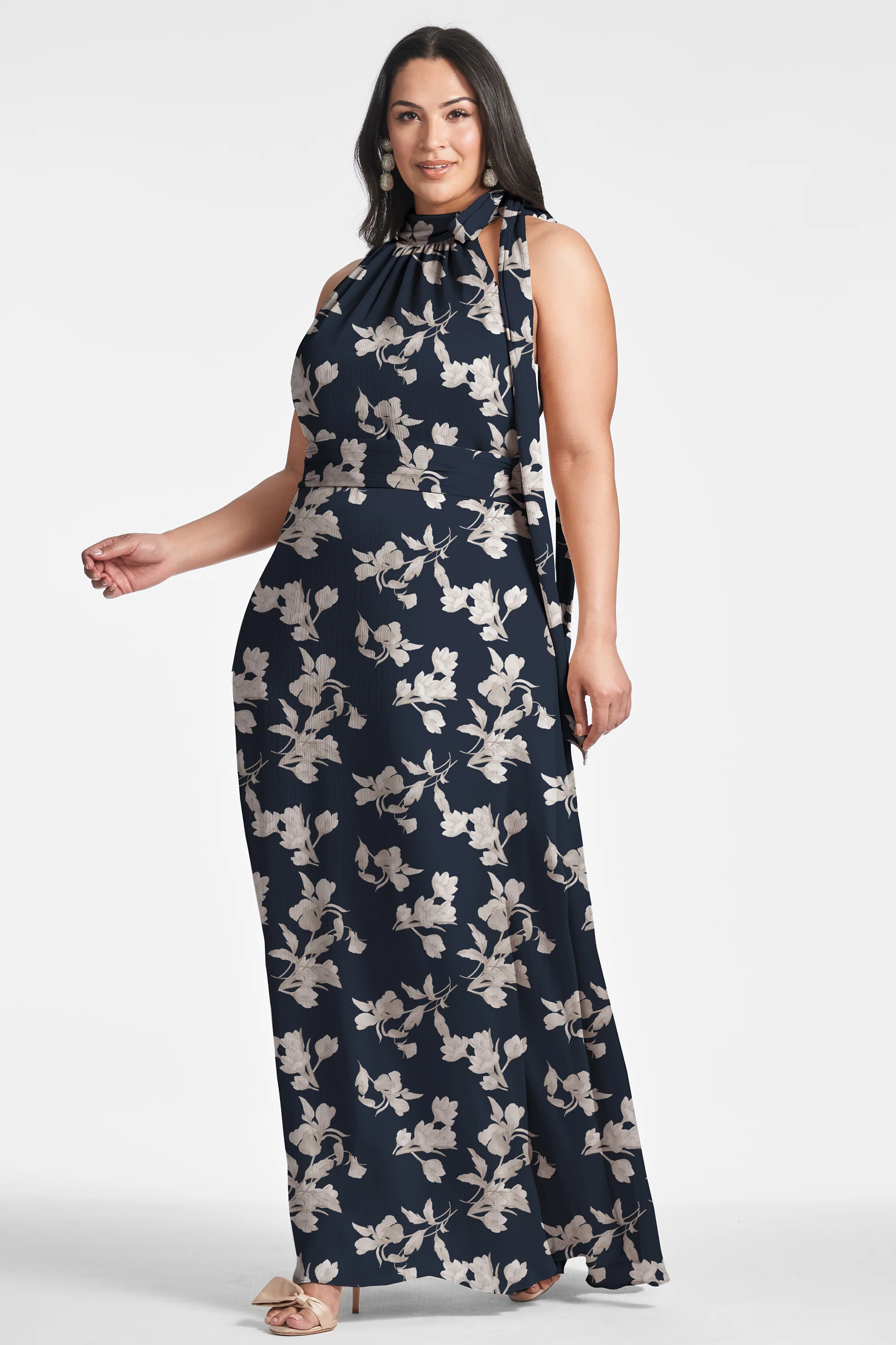 Kayla Gown - Navy Venetia Petal - Image 4