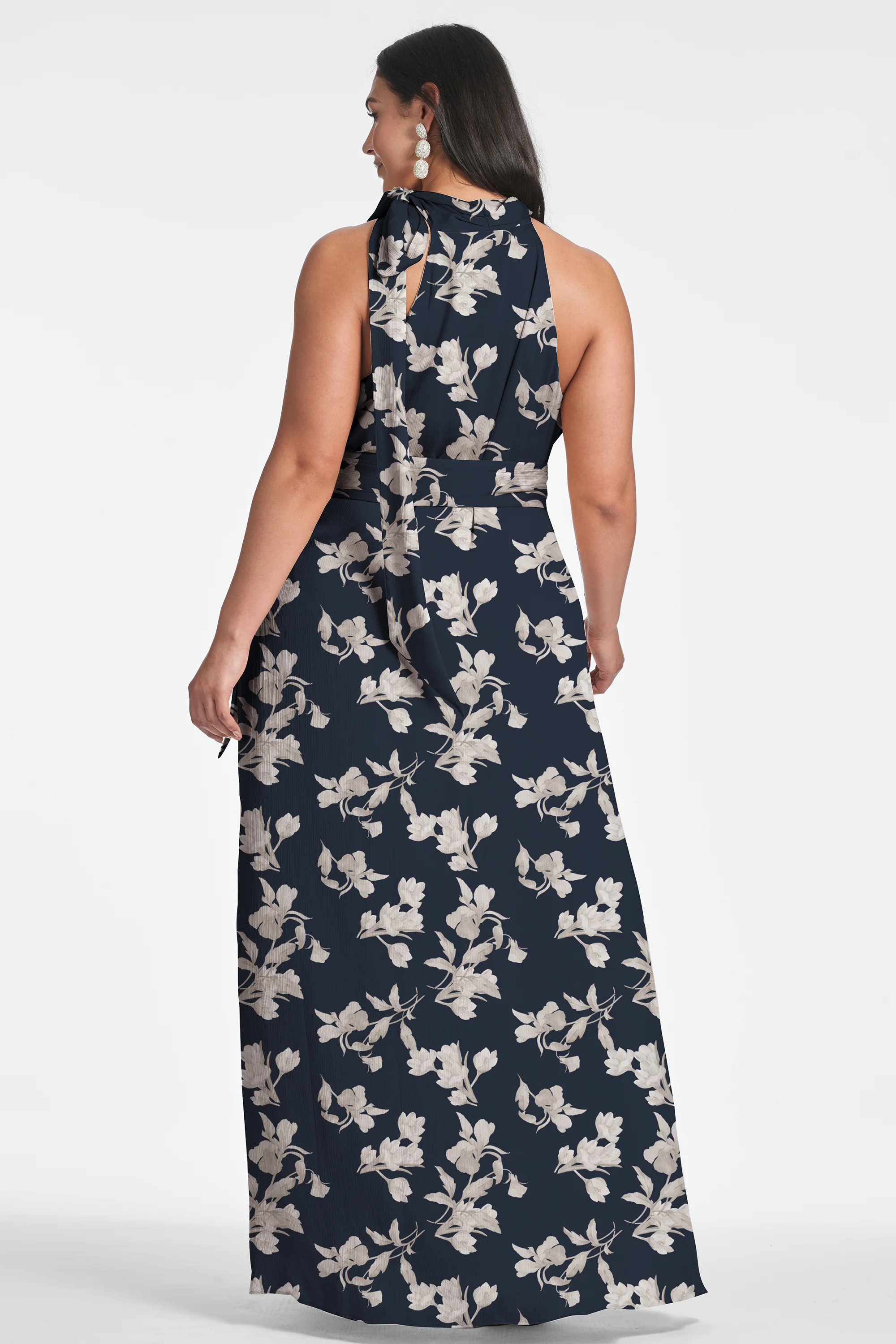 Kayla Gown - Navy Venetia Petal - Image 6