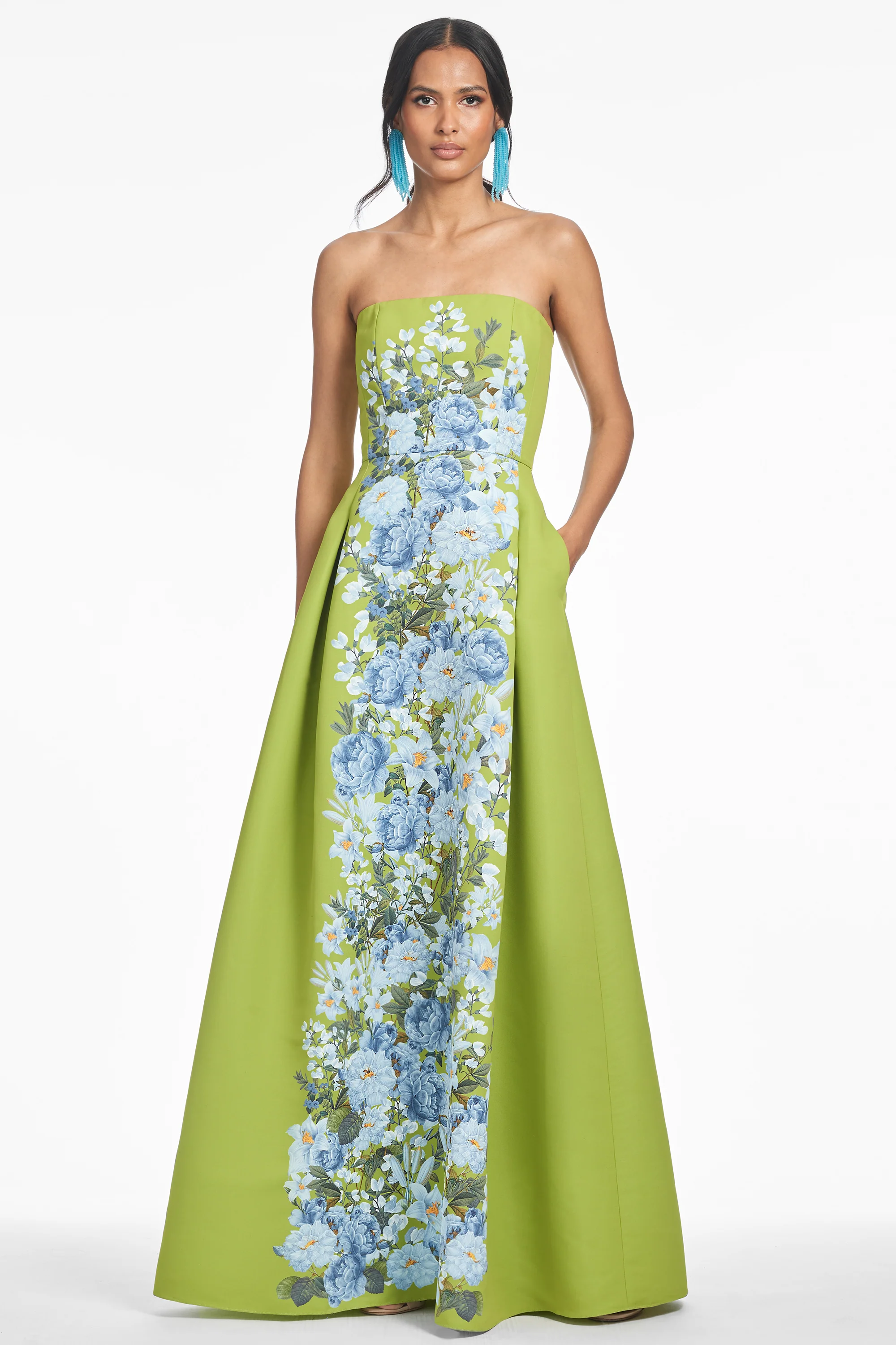 LARISA GOWN - PERIDOT CASCADE - Image 3