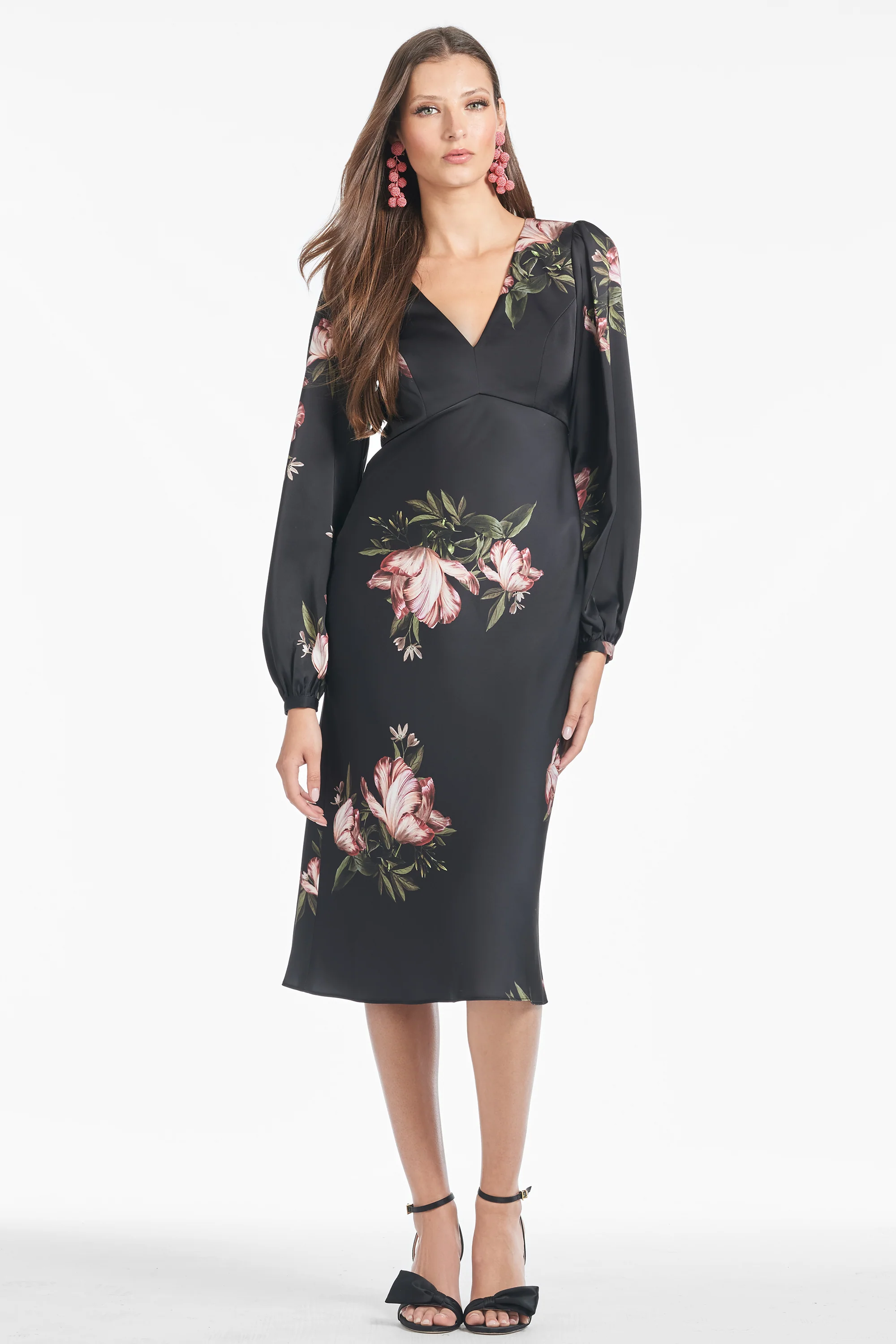 Lola Dress - Noir Blossom - Image 4