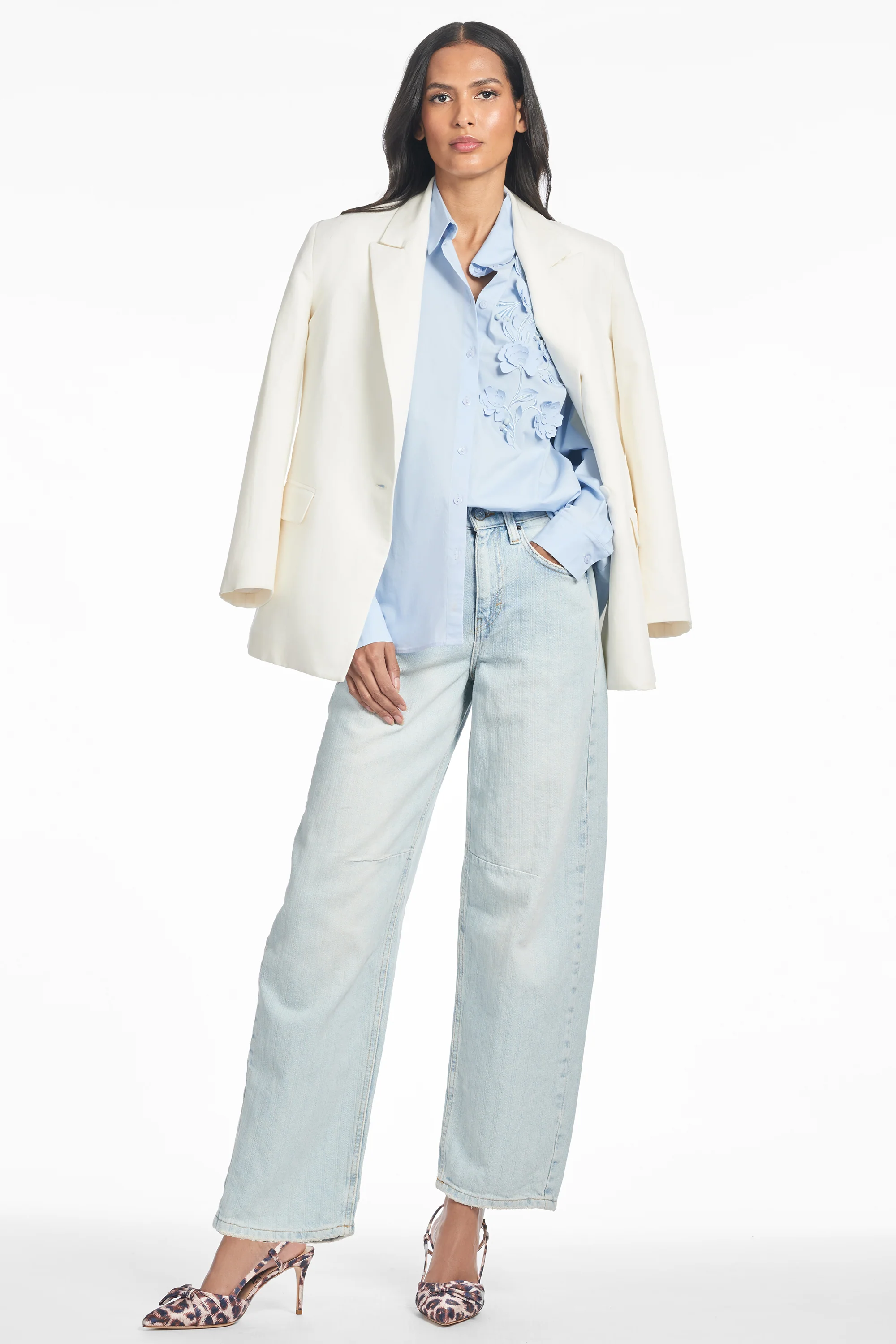 NIKITA BLAZER - ALABASTER - Image 3