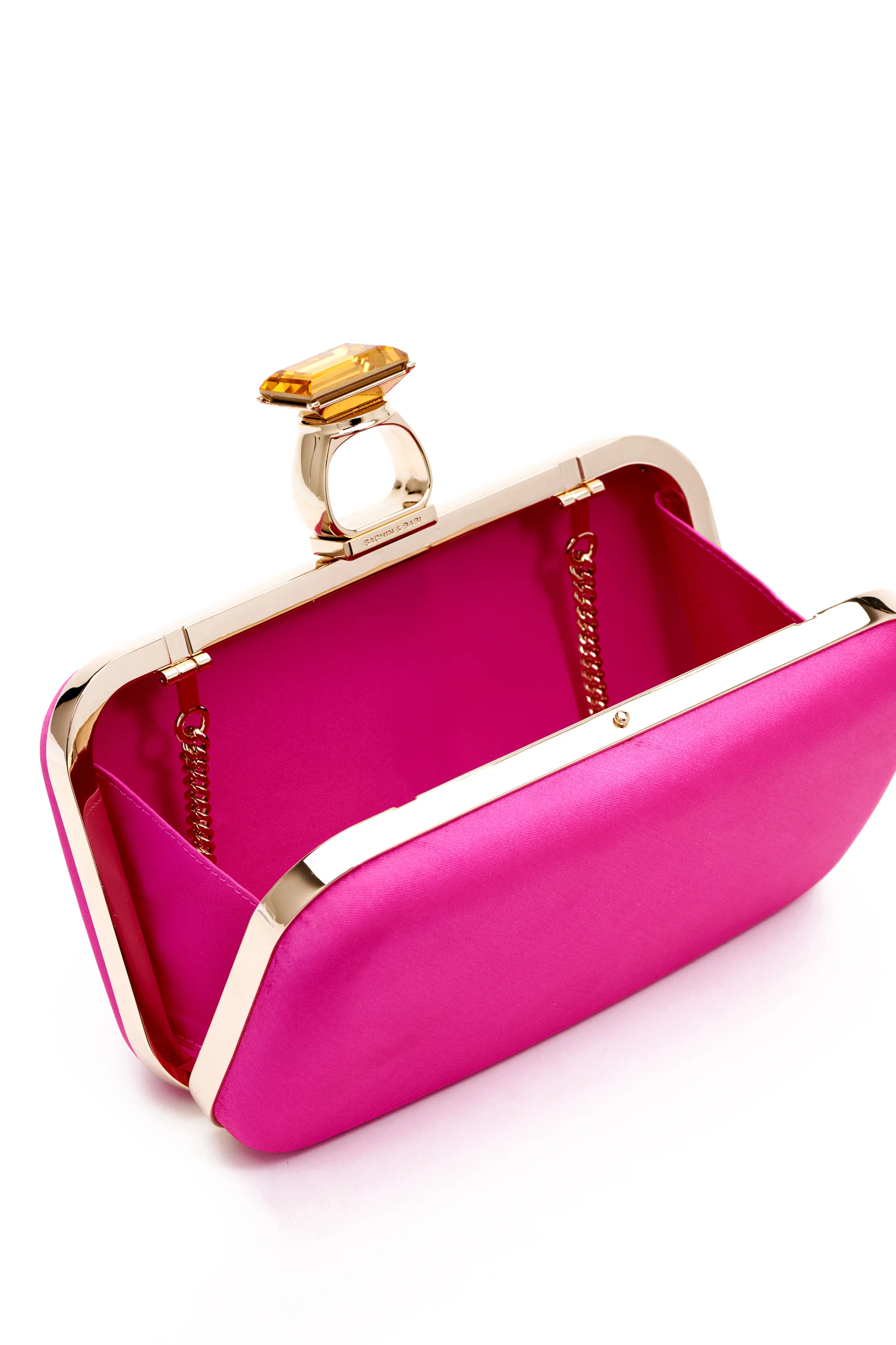 On the Rocks Clutch - Cerise - Image 4