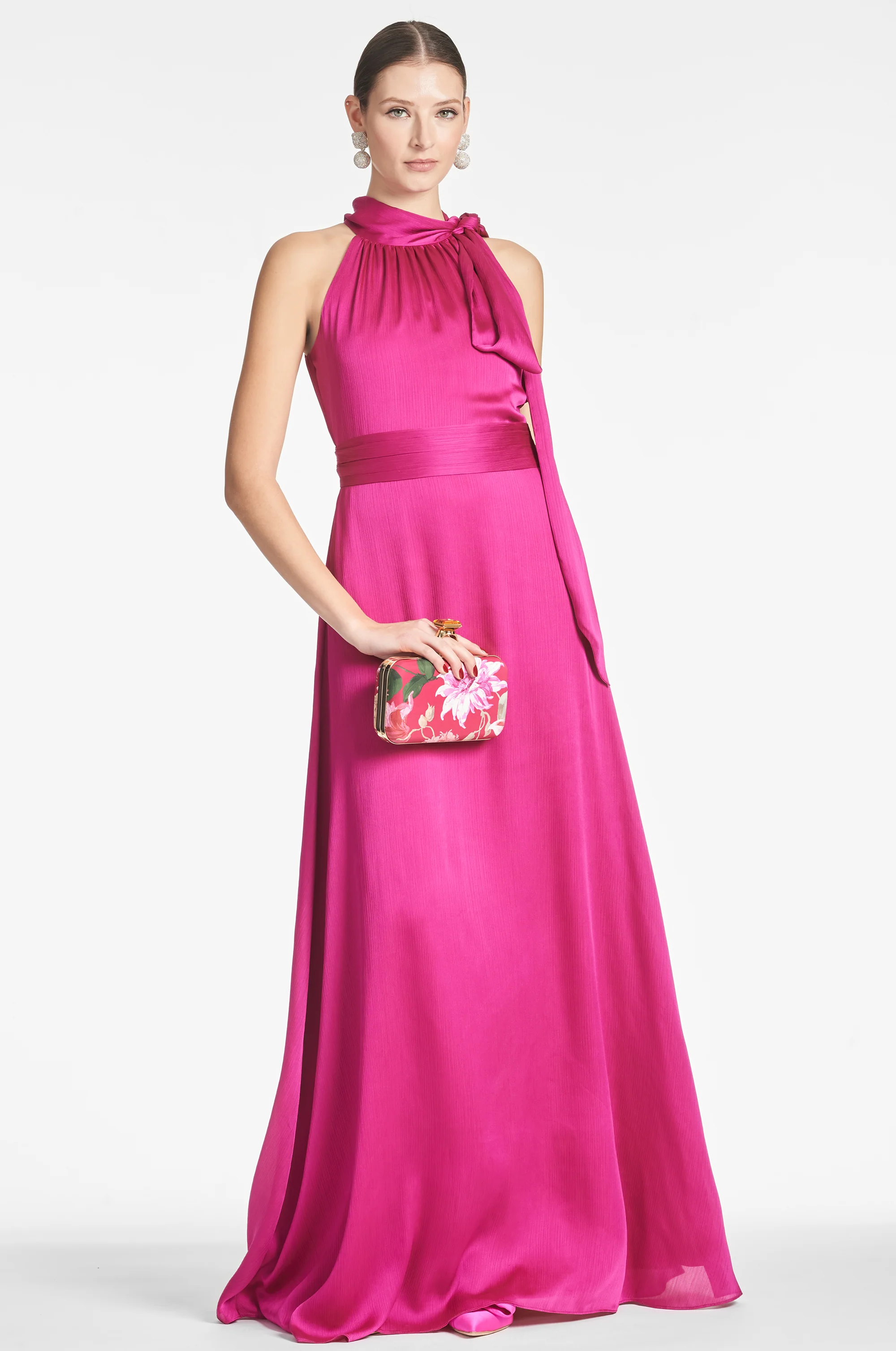 On the Rocks Clutch - Deep Pink Dahlia - Image 5