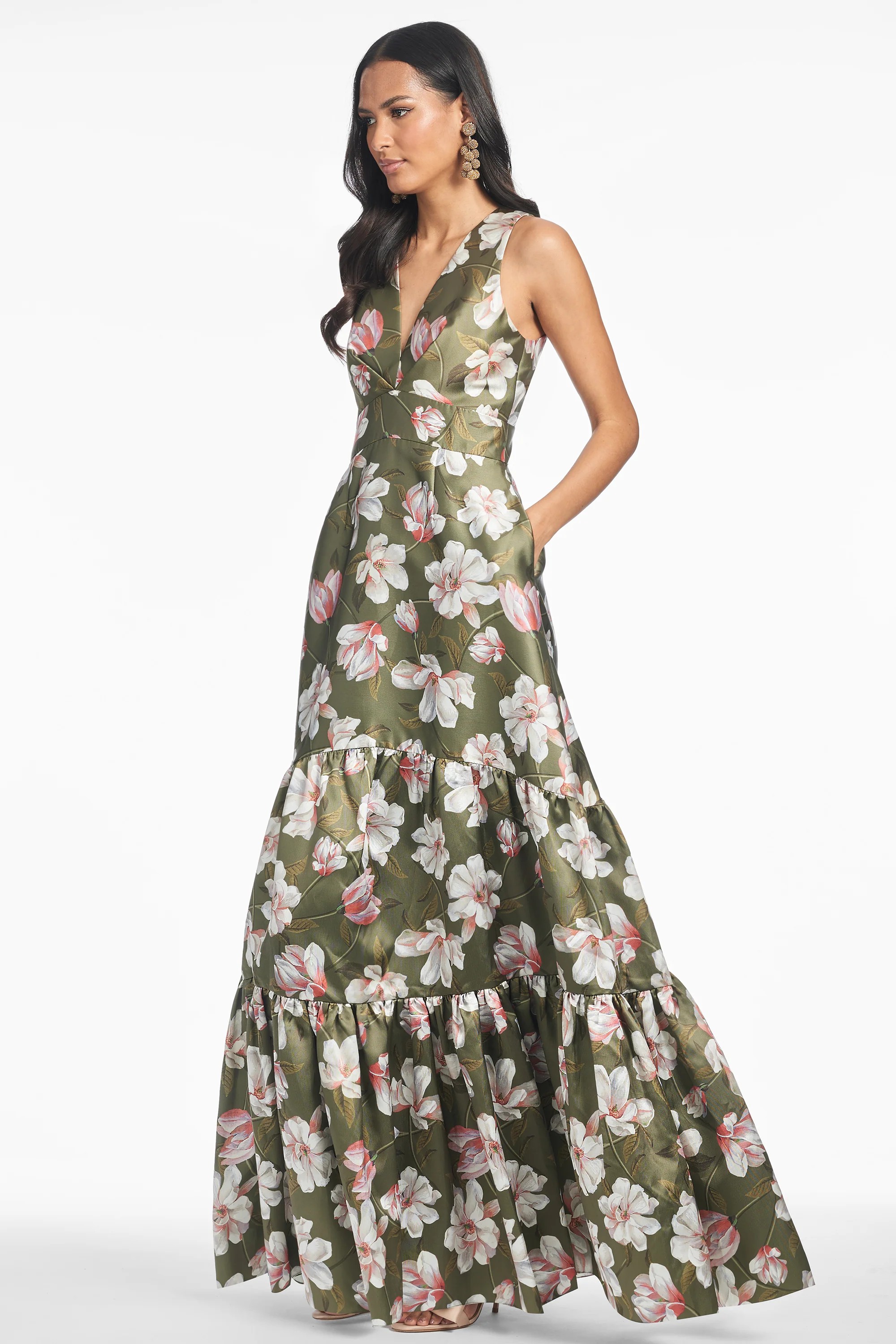 Rori Gown - Moss Magnolia - Image 5