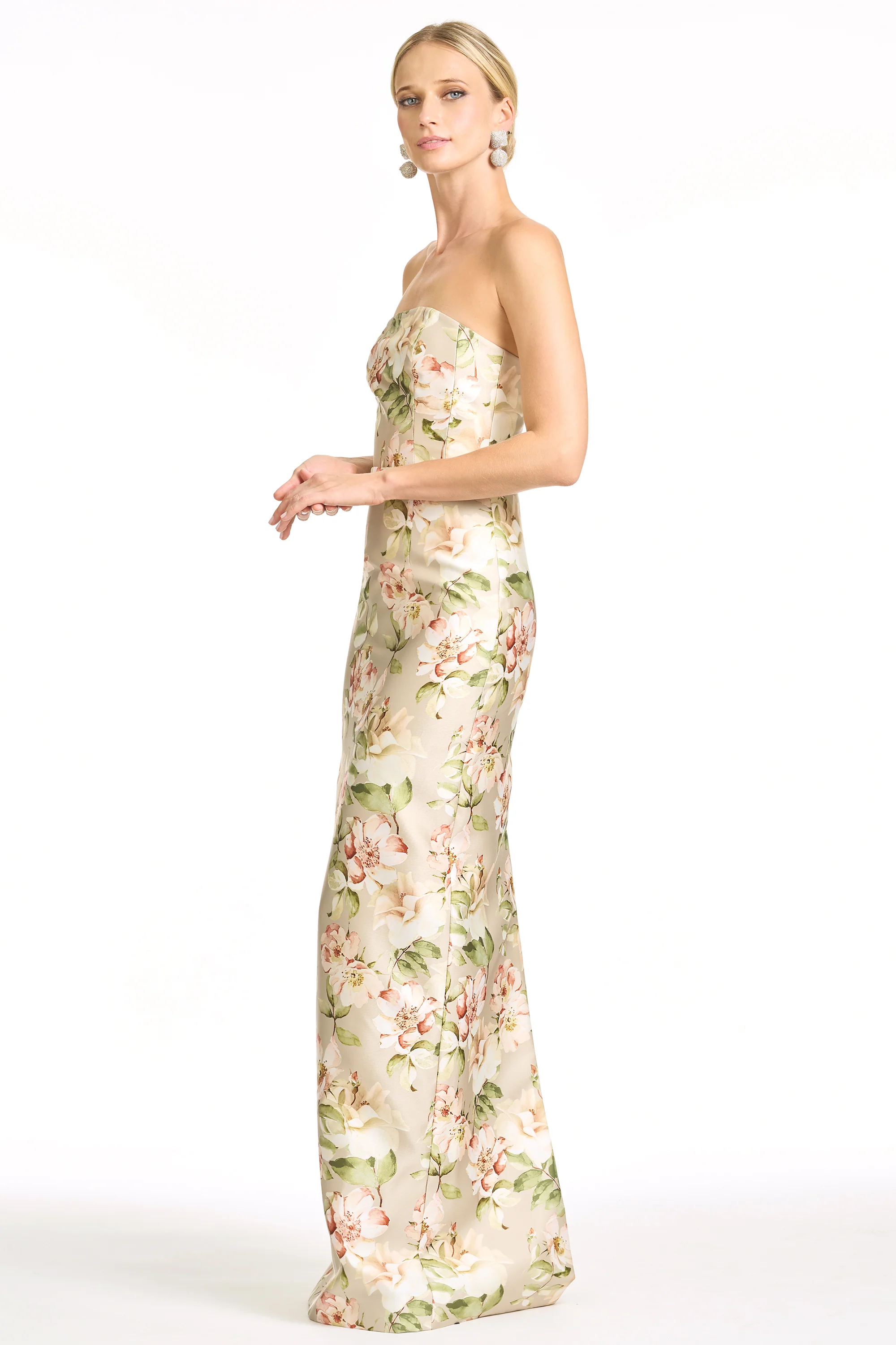 SOPHIA GOWN - PEWTER CAMELLIA - Image 3