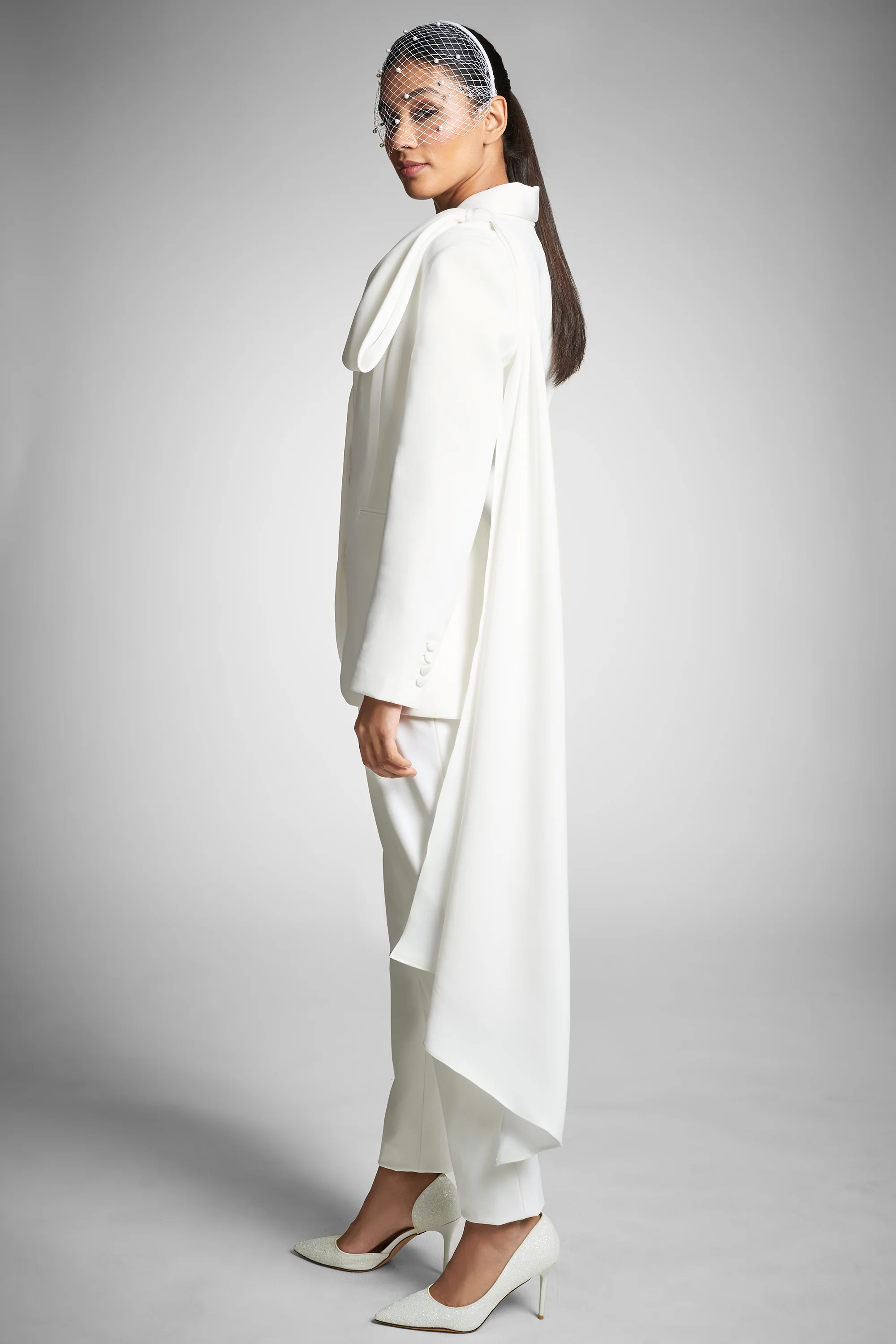 Viveca Blazer - Ivory - Image 4
