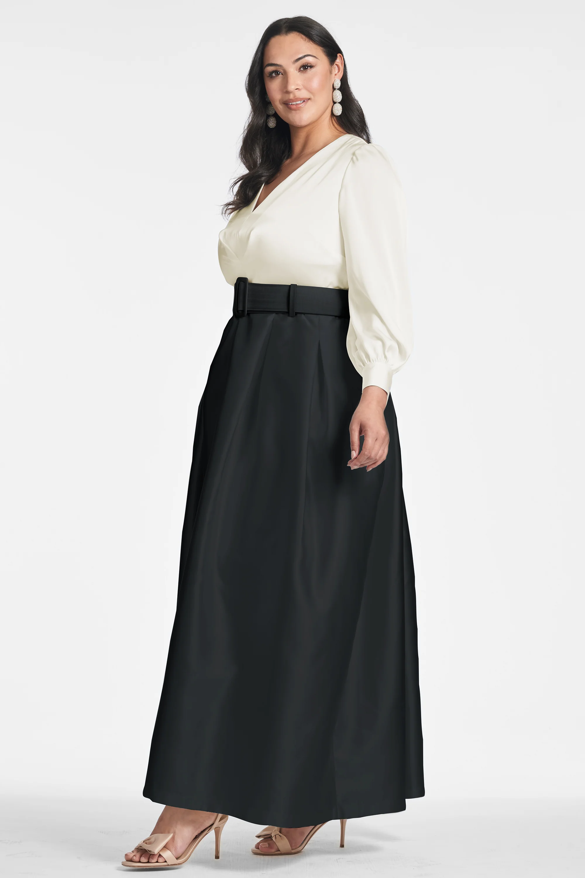 Zoe Gown - Ivory/Black - Image 5