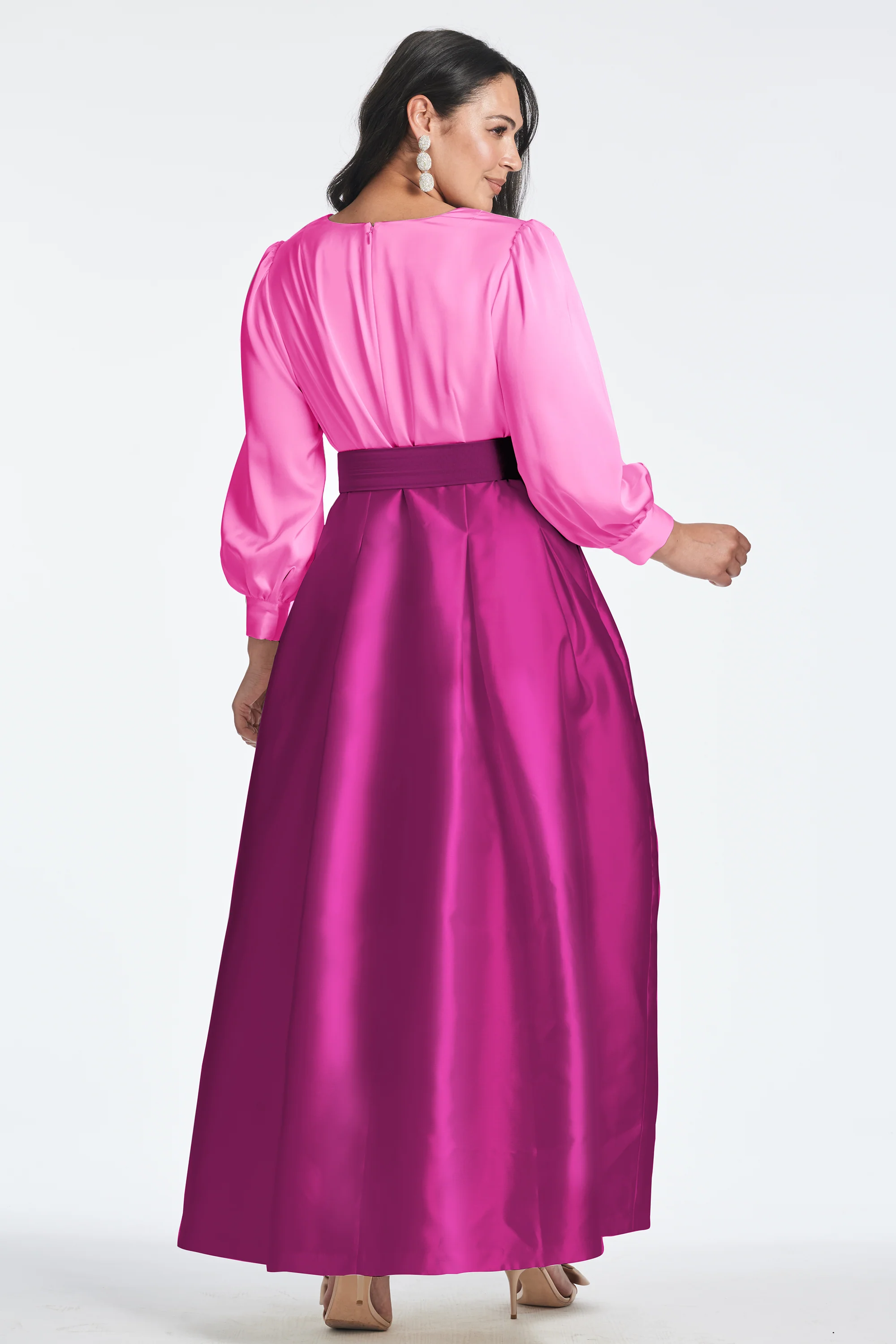 Zoe Gown - Pink/Magenta - Image 6